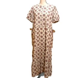 Loft Cotton Blend Lined Dress 14